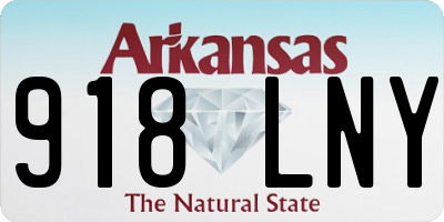 AR license plate 918LNY