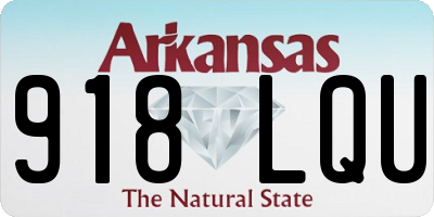 AR license plate 918LQU