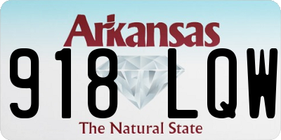 AR license plate 918LQW