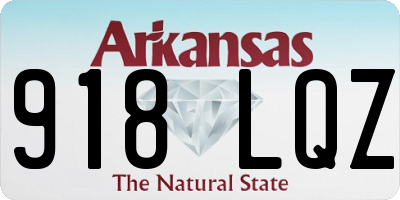 AR license plate 918LQZ
