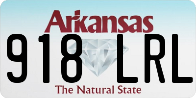 AR license plate 918LRL