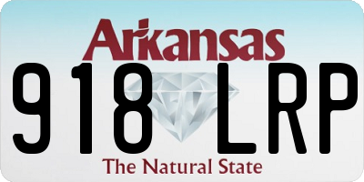 AR license plate 918LRP