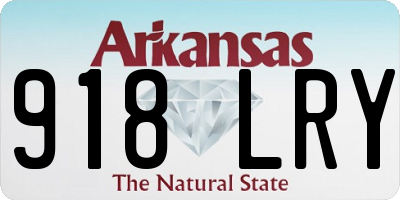 AR license plate 918LRY
