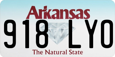 AR license plate 918LYO