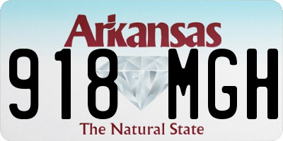 AR license plate 918MGH