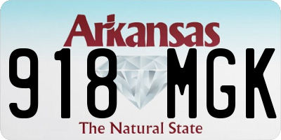 AR license plate 918MGK