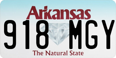 AR license plate 918MGY