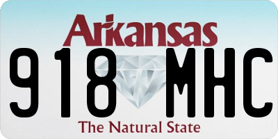 AR license plate 918MHC