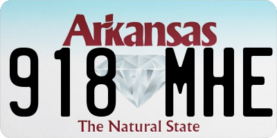 AR license plate 918MHE