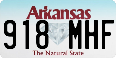 AR license plate 918MHF