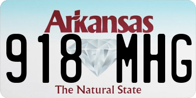 AR license plate 918MHG