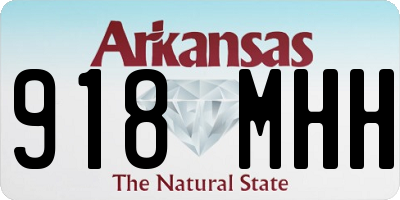 AR license plate 918MHH