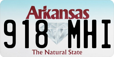 AR license plate 918MHI