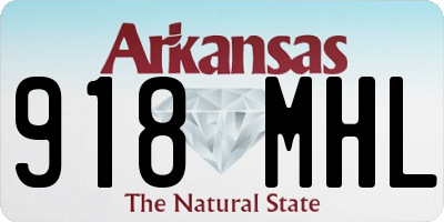 AR license plate 918MHL
