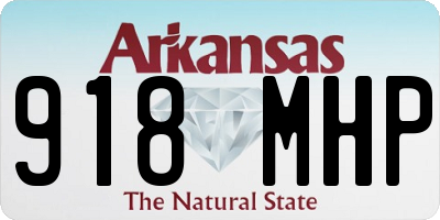 AR license plate 918MHP