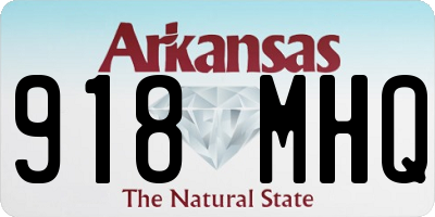 AR license plate 918MHQ