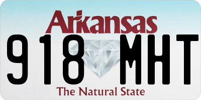 AR license plate 918MHT