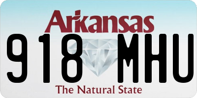 AR license plate 918MHU