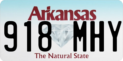 AR license plate 918MHY