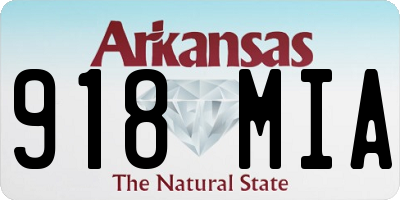 AR license plate 918MIA