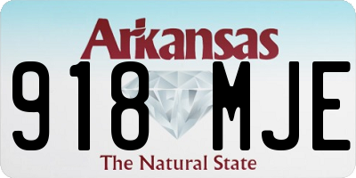 AR license plate 918MJE