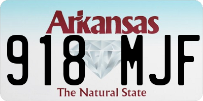 AR license plate 918MJF