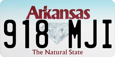 AR license plate 918MJI