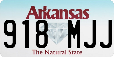 AR license plate 918MJJ