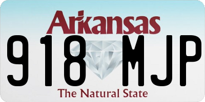 AR license plate 918MJP