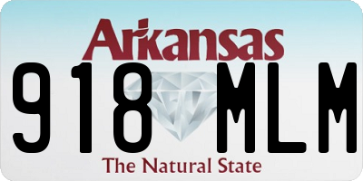 AR license plate 918MLM