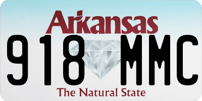 AR license plate 918MMC