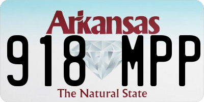 AR license plate 918MPP
