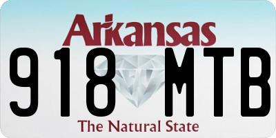 AR license plate 918MTB