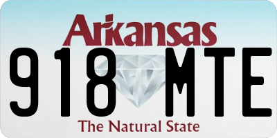 AR license plate 918MTE