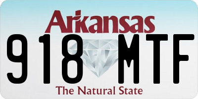 AR license plate 918MTF