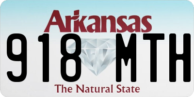 AR license plate 918MTH
