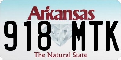 AR license plate 918MTK