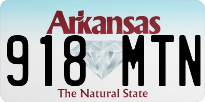 AR license plate 918MTN