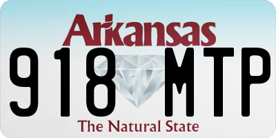 AR license plate 918MTP