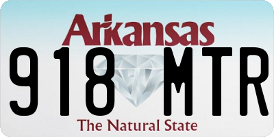 AR license plate 918MTR