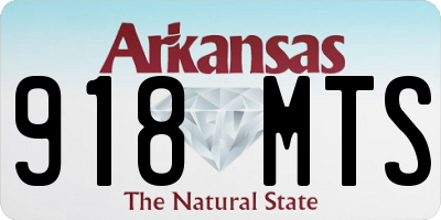 AR license plate 918MTS