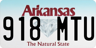 AR license plate 918MTU