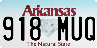 AR license plate 918MUQ