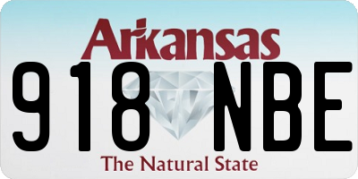 AR license plate 918NBE
