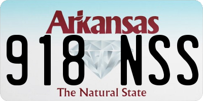 AR license plate 918NSS