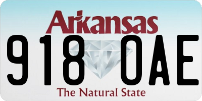 AR license plate 918OAE