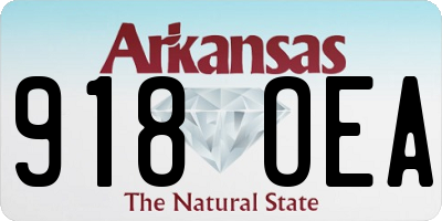 AR license plate 918OEA