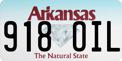 AR license plate 918OIL