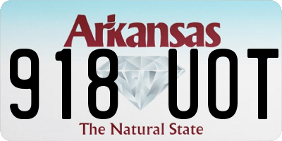 AR license plate 918UOT