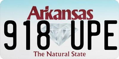 AR license plate 918UPE